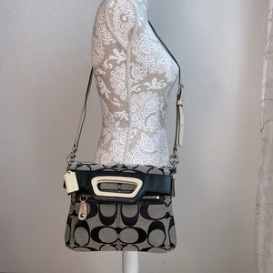 COACH 13393 Bonnie Signature Foldover Crossbody